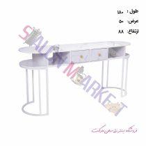 میز ناخن دو نفره آرایشگاهی مدل 8854
