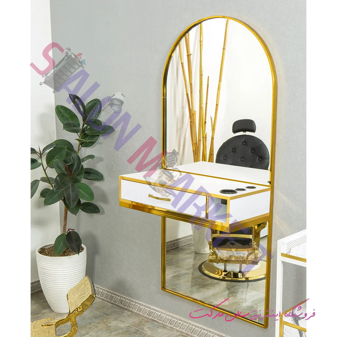 آینه دیواری مدل 9028 آینه دیواری آرایشگاه مدل 9028 - Image 1